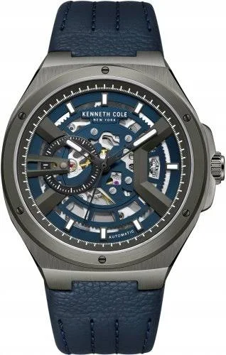 Zegarek męski KENNETH COLE KCWGE0013702 granatowy sportowy skeleton