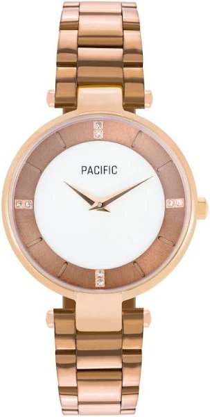 Różowozłoty damski zegarek PACIFIC PACIFIC X6119