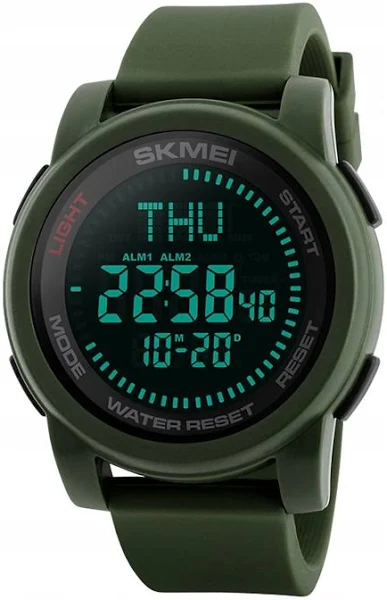 Skmei Zegarek męski elektroniczny timer kompas