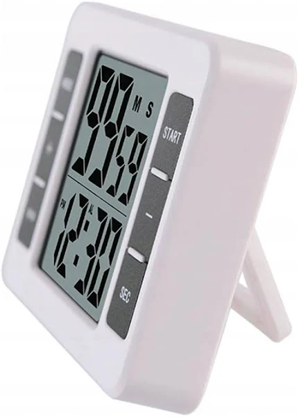 Cyfrowy zegar kuchenny LCD z budzikiem i minu