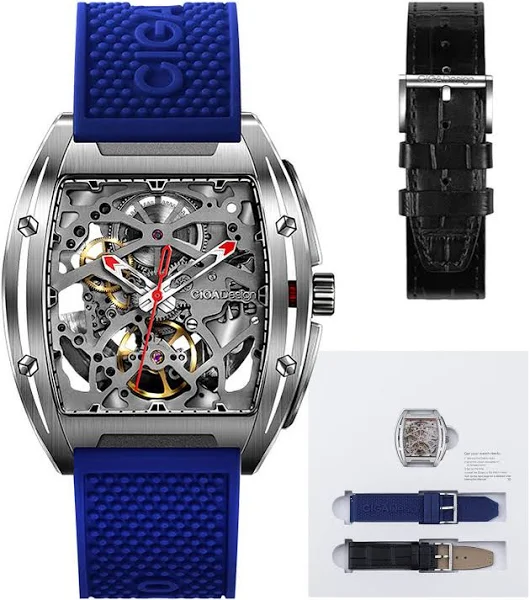 Zegarek męski Ciga Z-Series Stainless Steel Skeleton Automatic Z031-SISI-W15BU