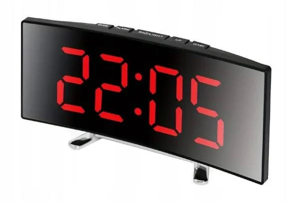 Dexxer Budzik z Wyświetlaczem Zegar Termometr