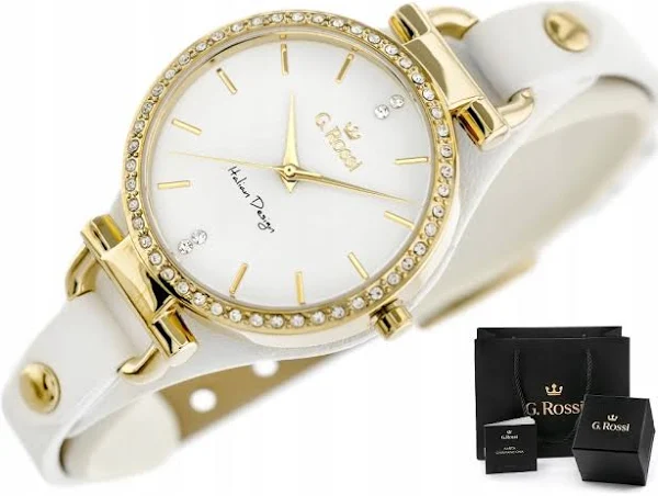 Zegarek damski G. Rossi Cindy cyrkonie +box Grawer