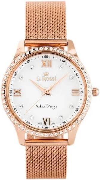 Zegarek G. Rossi 6748B-3D3 rose gold + BOX