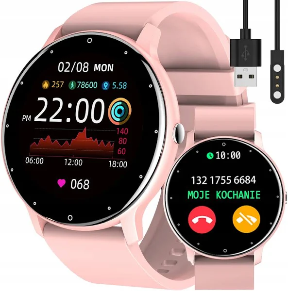 PraktycznyWybor Zegarek smartwatch sms kroki puls polskie menu