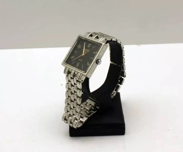 duży kwadratowy zegarek na rękę Czerwony