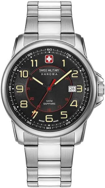 Swiss Military Męskie Zegarek Srebrny