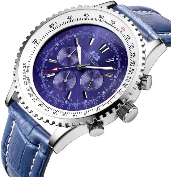 Męski automatyczny samonakręcający się mechaniczny zegarek ze stali nierdzewnej