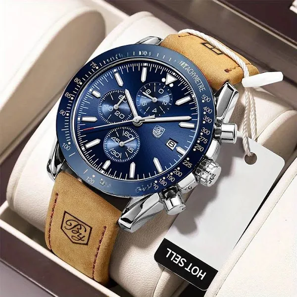 BENYAR Watch Men Luxury Brand Silikonowy pasek na rękę Zegarki Męski chronograf Męski