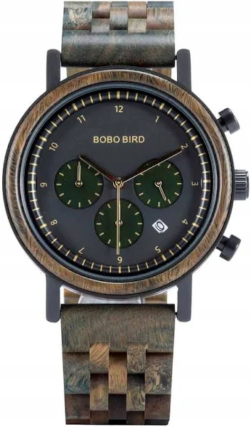 Drewniany Zegarek Bobo Bird T27-2 Męski
