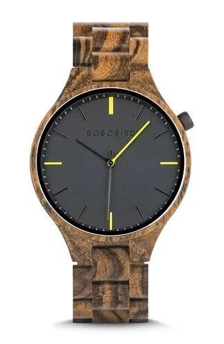 Drewniany Zegarek Bobo Bird S27-2 Pudełko