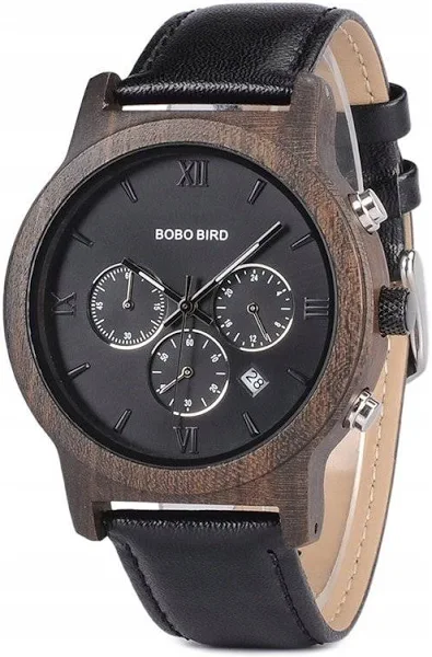 Drewniany zegarek Bobo Bird P28-1 Męski Bobobird