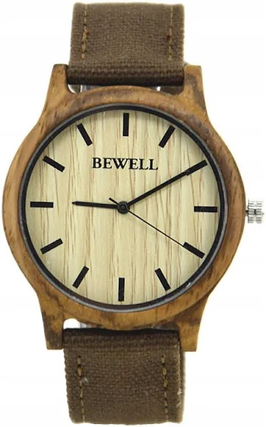 drewniany Zegarek męski Bewell ZS-134a zebra zs-134a-zebra