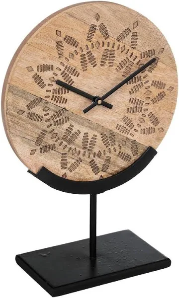 Default Zegar stołowy na kominek tropi h-34