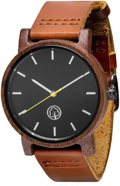 Drewniany Zegarek James Brown Yellow