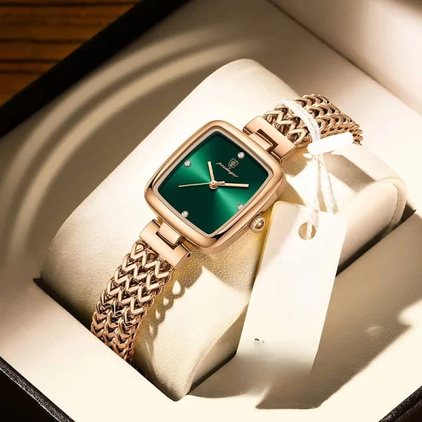 POEDAGAR luksusowy kwadratowy zegarek dla kobiet wodoodporna stal nierdzewna damski zegarek kwarcowy sukienka eleganckie kobiety zegarki moda reloj