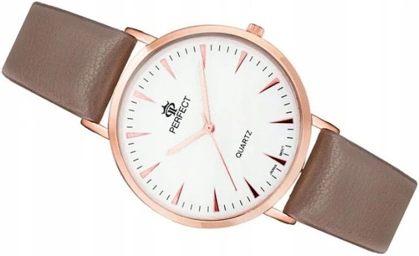 Mały Damski Zegarek Perfect Na Skórzanym Pasku