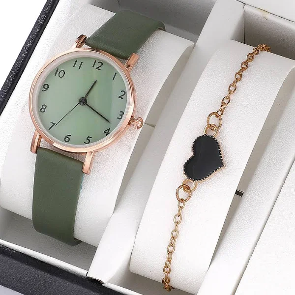 Damski klasyczny zegarek z bransoletką