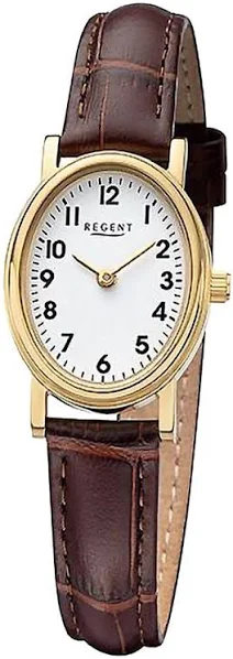 Zegarek damski Regent Owalny F-1306 skórzany pasek