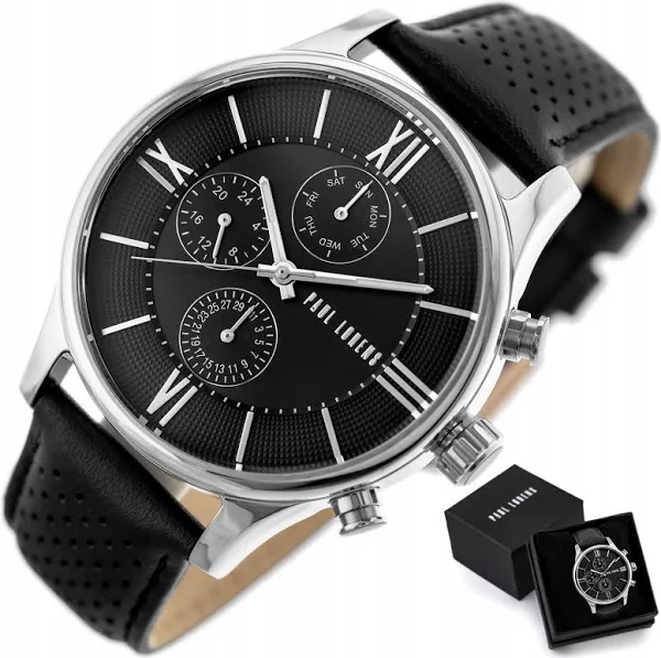 Zegarek Męski Paul Lorens Exclusive +grawer Chronograf Komplet Prezentowy