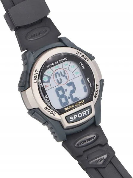 Męski zegarek cyfrowy Wodoodporny elektroniczny sport alpinistyczny zegarek