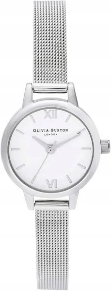 OLIVIA BURTON MINI DIAL ZEGAREK DAMSKI Z BIAŁĄ TARCZĄ