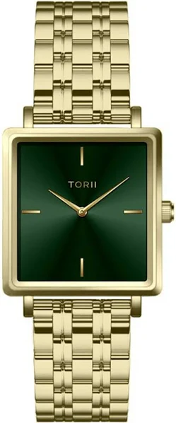 Zegarek damski TORII G26GB.F4 zielony fashion klasyczny