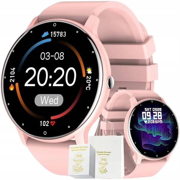 Zegarek Smartwatch Dla Dziewczynki Na Komunię +box