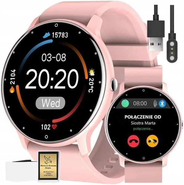 Gravity zegarek Smartwatch Dla Dziewczynki Na Komunię +box +torebka +grawer