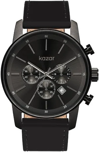 Analogowy zegarek na skórzanym pasku