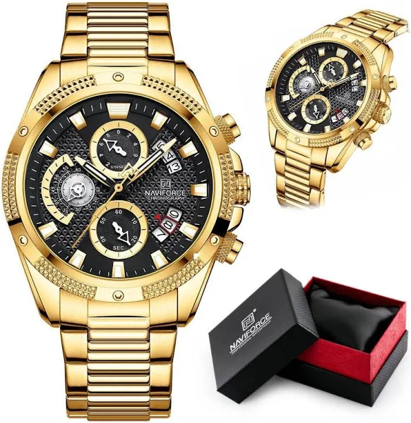Zegarek Męski Naviforce Nf8021 G/b Chronograf + Box