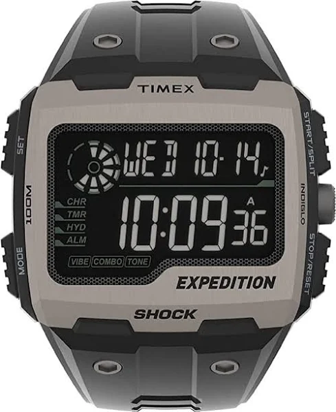 Timex Zegarek męski Expedition Grid Shock 50mm na gumowym pasku TW4B24900