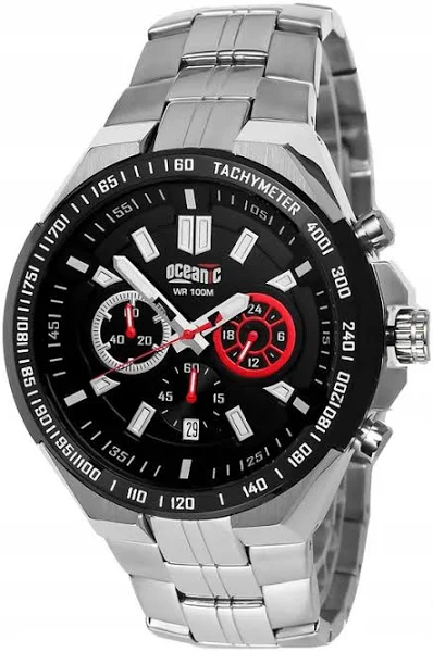Męski Zegarek Na Bransolecie Oceanic z Dużą Tarczą