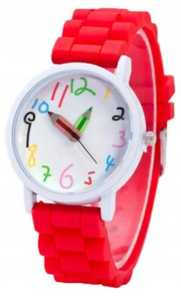 Dziecięcy Kolorowy Zegarek Na Rękę Kredki