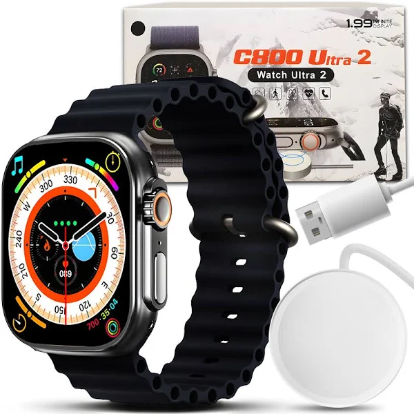 Smartwatch Zegarek Wodoodporny Sport Puls Ciśnienie Powiadomienia IP67