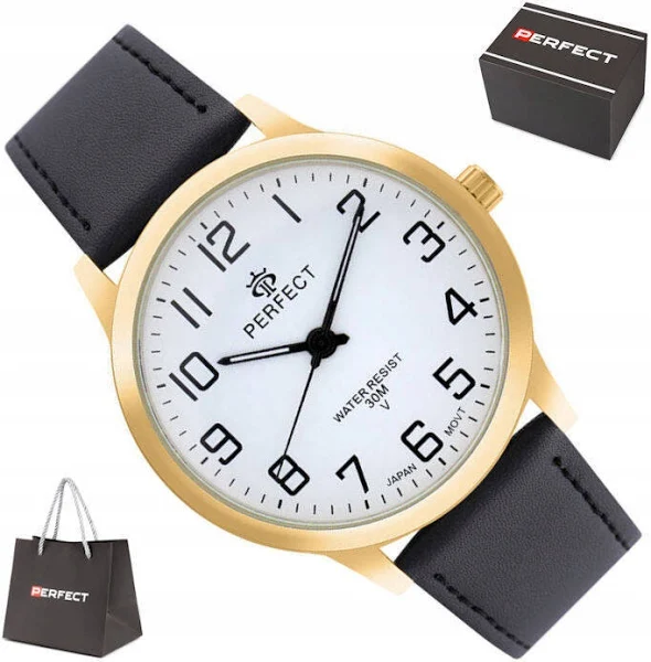 Zegarek Perfect GXB460-11 męski klasyczny czytelny