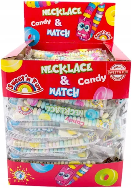 Cukierki Pudrowe Bransoletka & Zegarek 100x17g Maxco Zabawa i Słodycz