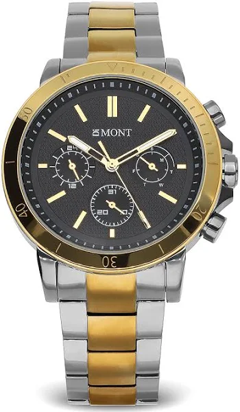 Zegarek męski złoto-srebrny DiMONT 1020.25M.BGSSB
