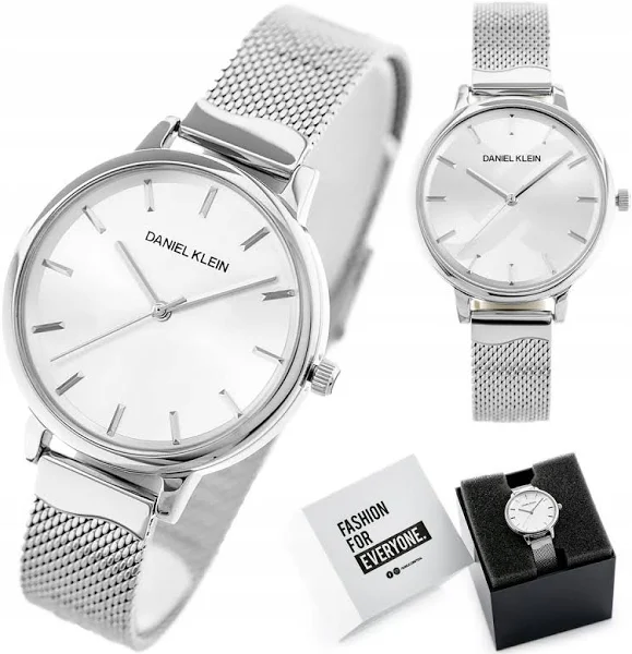 Srebrny Zegarek Daniel Klein Prezent