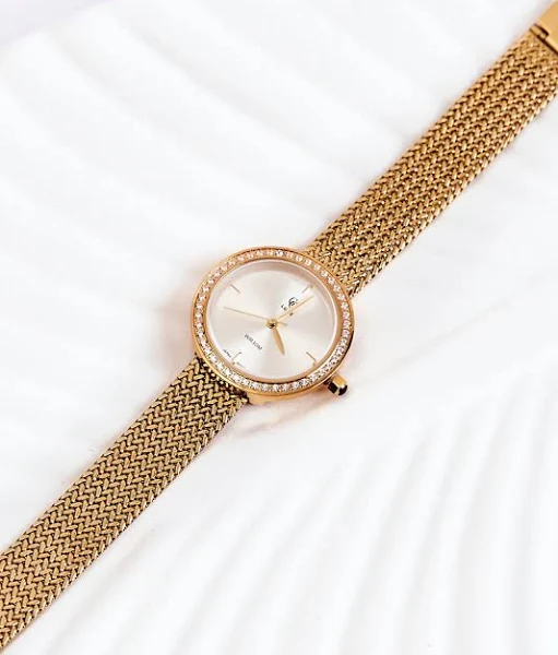Women's Watch GG Luxe Gold With Silver Dial