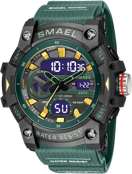 Zegarek Męski Smael Militarny Sportowy Wodoodporny