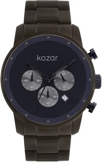 Kazar Zegarek na bransolecie z granatową tarczą