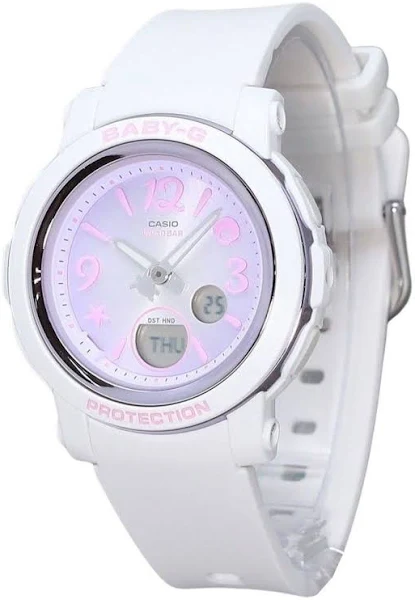 Casio Baby-G Round Watch Resin Digital Analog BGA-290