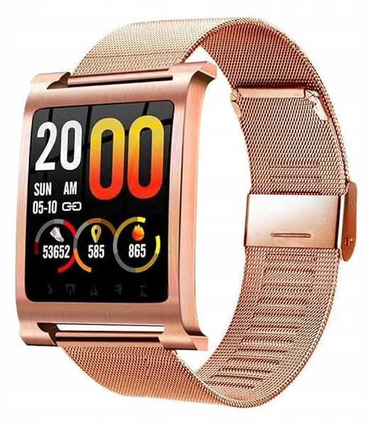 Smartwatch Klasyczny Zegarek Damski Kroki Puls Kal