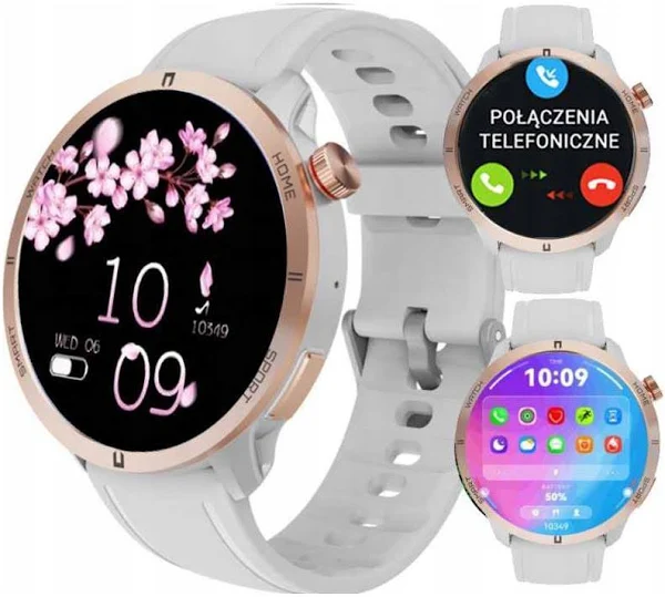Zegarek damski Smartwatch Sms Kroki Polskie Menu Połaczenia