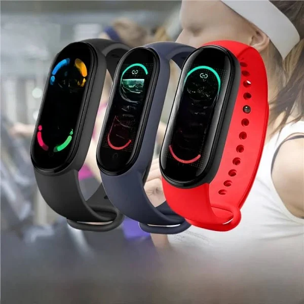 M6 inteligentny zegarek kolorowy ekran liczący krok tryb wielu sportów fotografia wiadomość z