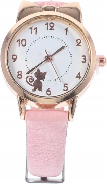 Zegarek Kwarcowy Dziewczynki Z Paskiem Z Кожи I