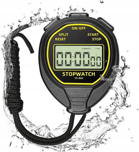Stoper zegarki wodoodporny IPX8 Sportowe cyfrowy zegar meczowy do pływania