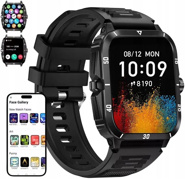 Smartwatch Męski Zegarek Wodoodporny Sport Rozmowy Smart Watch 1.96