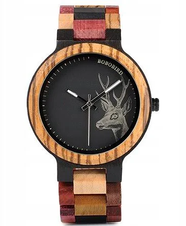 Zegarek Drewniany Bobo Bird P14-3 Damski Elegancki